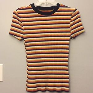 Ribbed Striped Shirt